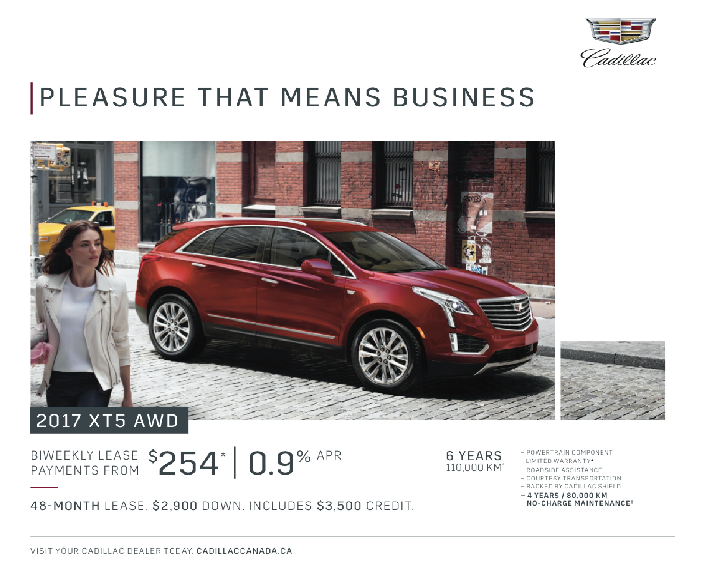 Cadillac pleasure that means business crop